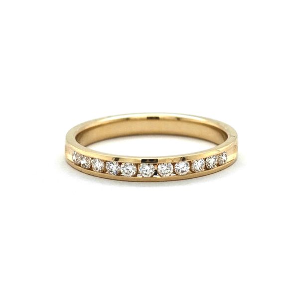 Yellow Gold Diamond Channel Band Mark Jewellers La Crosse, WI