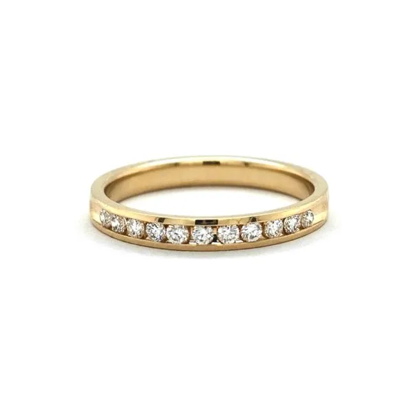 Yellow Gold Diamond Channel Band Mark Jewellers La Crosse, WI