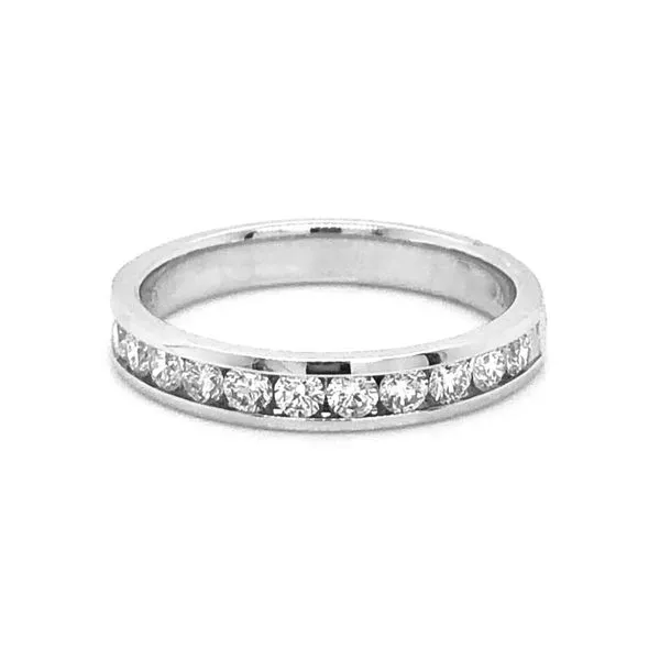 White Gold Diamond Channel Band Mark Jewellers La Crosse, WI
