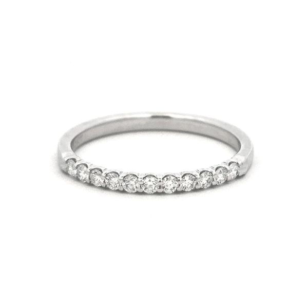 White Gold Diamond Band Image 3 Mark Jewellers La Crosse, WI