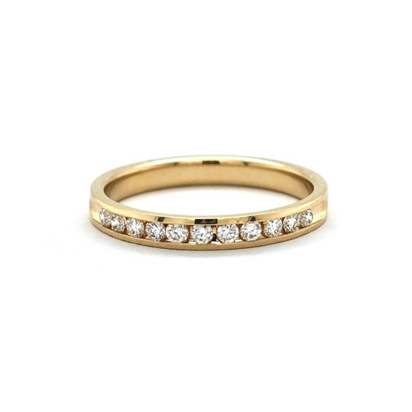 Yellow Gold Diamond Channel Band Mark Jewellers La Crosse, WI