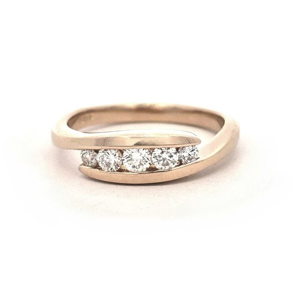 Yellow Gold Diamond Bypass Ring Mark Jewellers La Crosse, WI