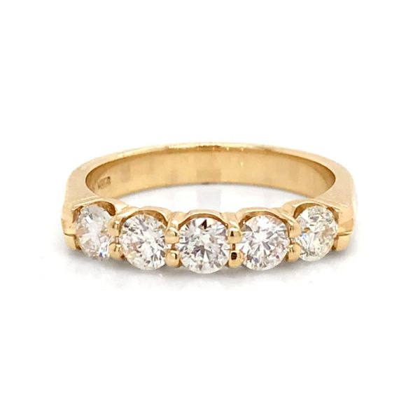 Yellow Gold Diamond Band Mark Jewellers La Crosse, WI