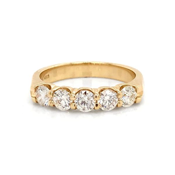 Yellow Gold Diamond Band Mark Jewellers La Crosse, WI