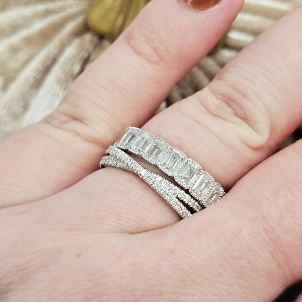 White Gold Diamond Ring Image 2 Mark Jewellers La Crosse, WI
