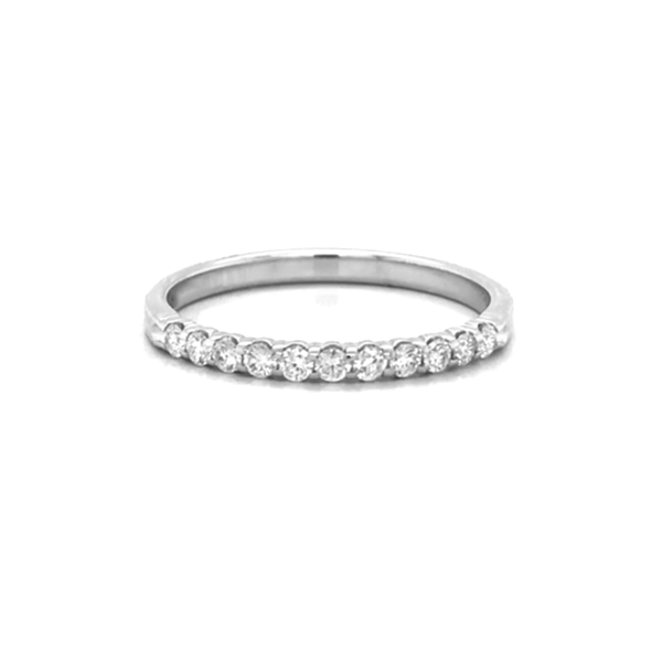 White Gold Diamond Band Mark Jewellers La Crosse, WI