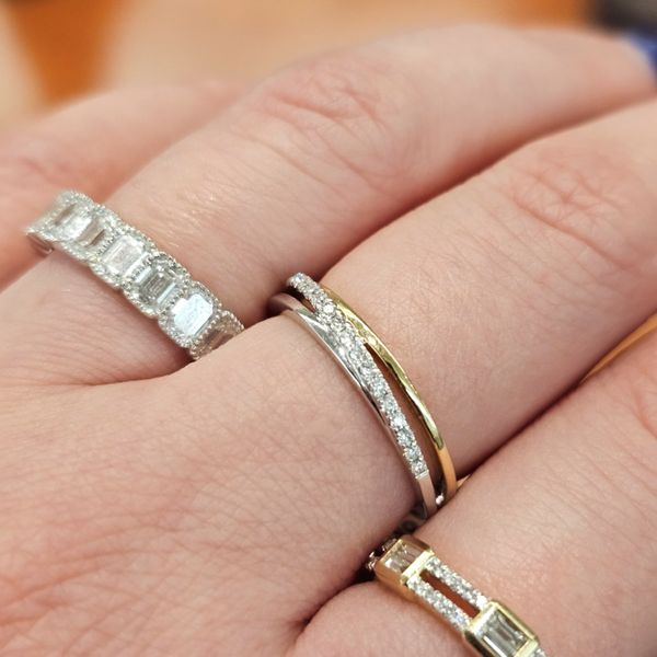 Two Tone Gold Diamond Ring Image 2 Mark Jewellers La Crosse, WI
