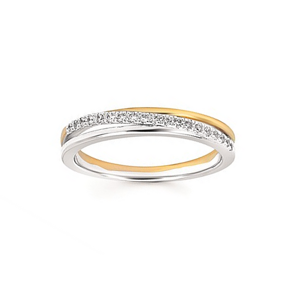 Two Tone Gold Diamond Ring Mark Jewellers La Crosse, WI