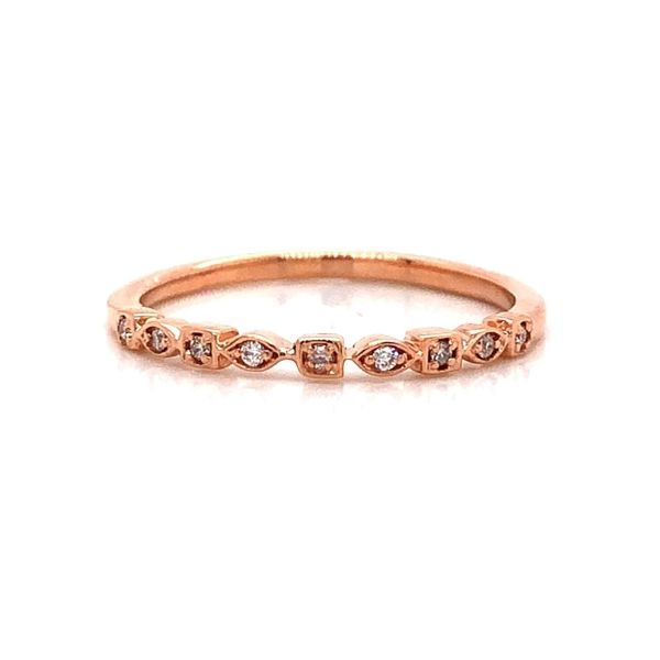Rose Gold Diamond Ring Mark Jewellers La Crosse, WI