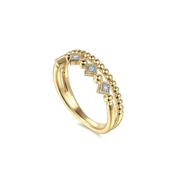 Yellow Gold Diamond Ring Image 2 Mark Jewellers La Crosse, WI