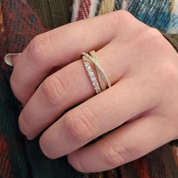 Yellow Gold Diamond Ring Image 3 Mark Jewellers La Crosse, WI