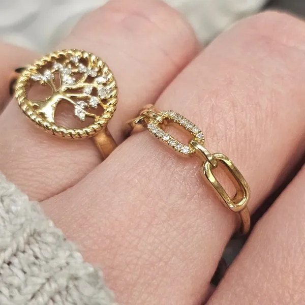 Yellow Gold Diamond Ring Image 3 Mark Jewellers La Crosse, WI