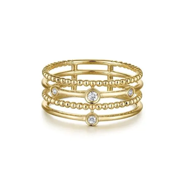 Yellow Gold Diamond Fashion Ring Mark Jewellers La Crosse, WI