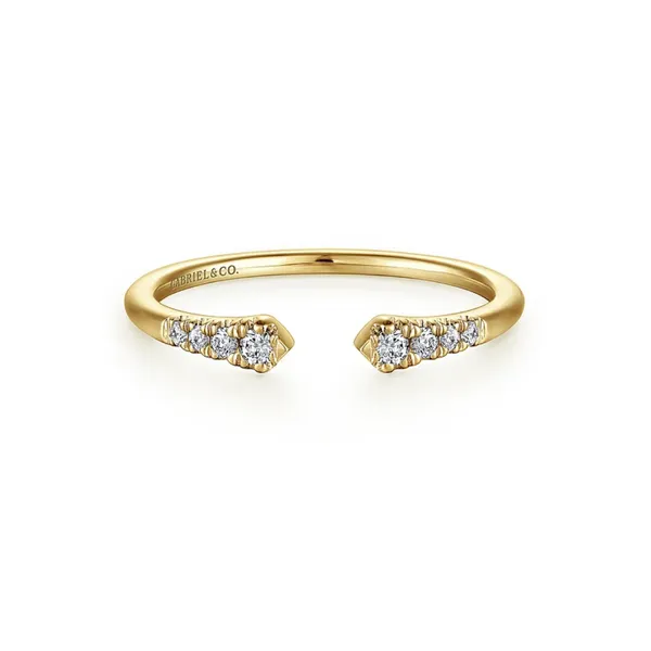 Yellow Gold Diamond Stackable Ring Mark Jewellers La Crosse, WI