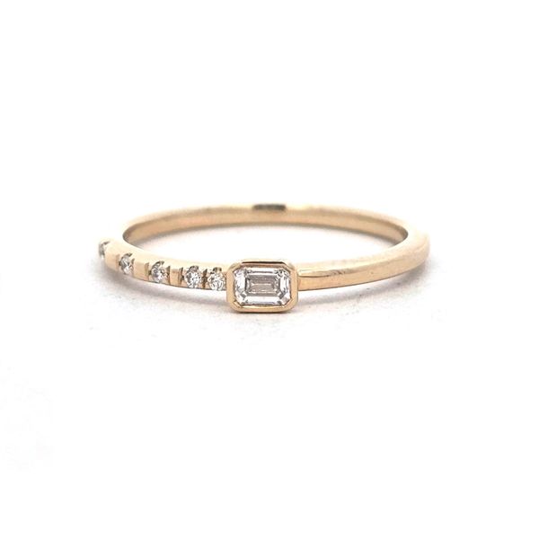 Yellow Gold Diamond Stackable Ring Mark Jewellers La Crosse, WI