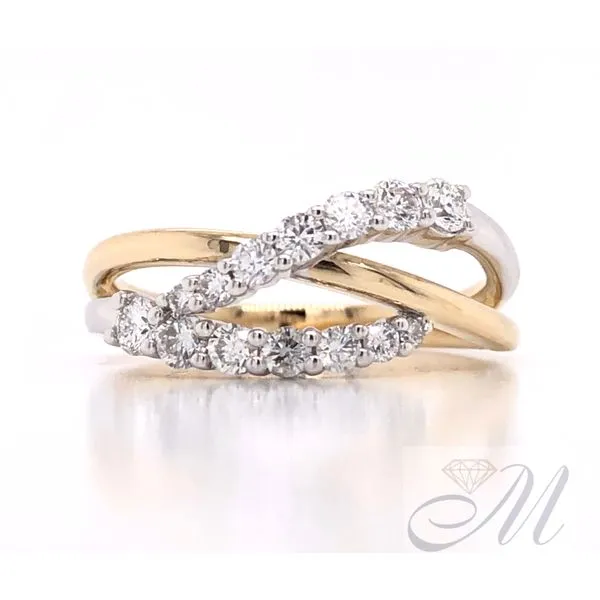 Two Tone Gold Diamond Ring Mark Jewellers La Crosse, WI