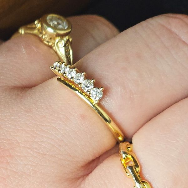 Yellow Gold Diamond Ring Image 3 Mark Jewellers La Crosse, WI
