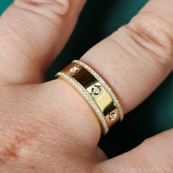 Yellow Gold Diamond Ring Image 3 Mark Jewellers La Crosse, WI