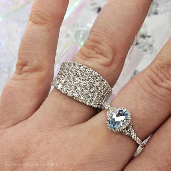 White Gold Diamond Ring Image 2 Mark Jewellers La Crosse, WI