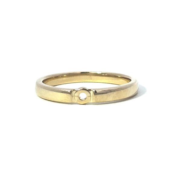 Yellow Gold Solitaire Shank Mark Jewellers La Crosse, WI