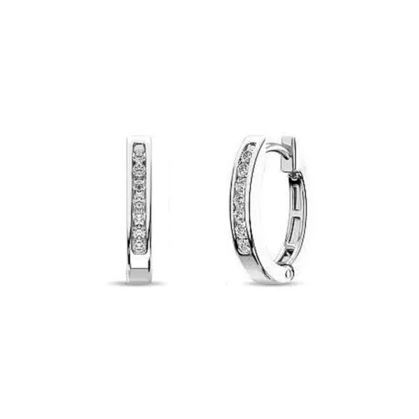 Diamond Hoop Earrings Mark Jewellers La Crosse, WI