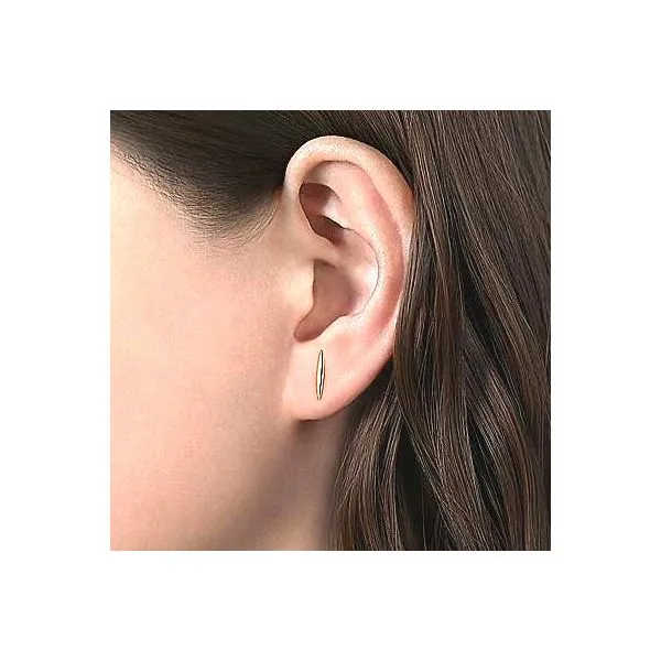 Gold Earrings Image 2 Mark Jewellers La Crosse, WI