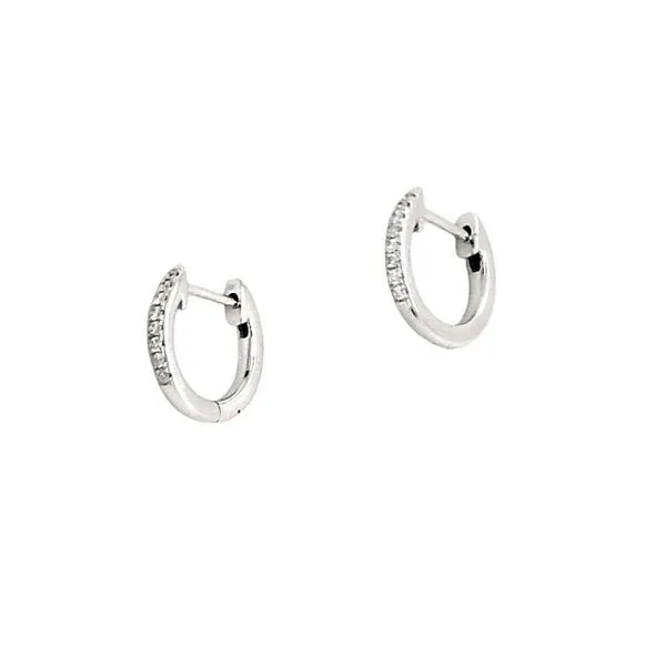 Diamond Hoop Earrings Mark Jewellers La Crosse, WI