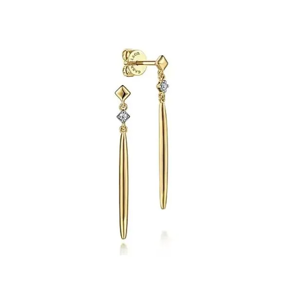 Gold Earrings Image 2 Mark Jewellers La Crosse, WI