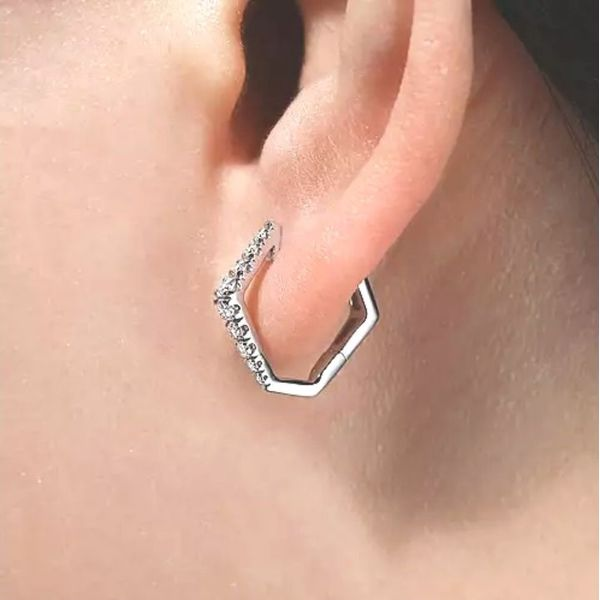 Diamond Hoop Earrings Image 2 Mark Jewellers La Crosse, WI