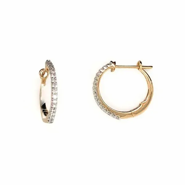 Diamond Hoop Earrings Mark Jewellers La Crosse, WI