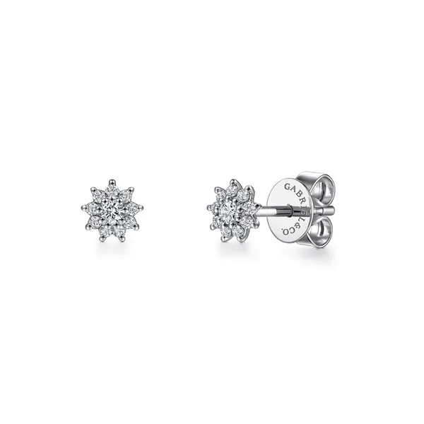 White Gold Diamond Stud Earrings Mark Jewellers La Crosse, WI