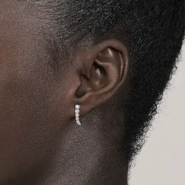 White Gold Diamond Earrings Image 2 Mark Jewellers La Crosse, WI