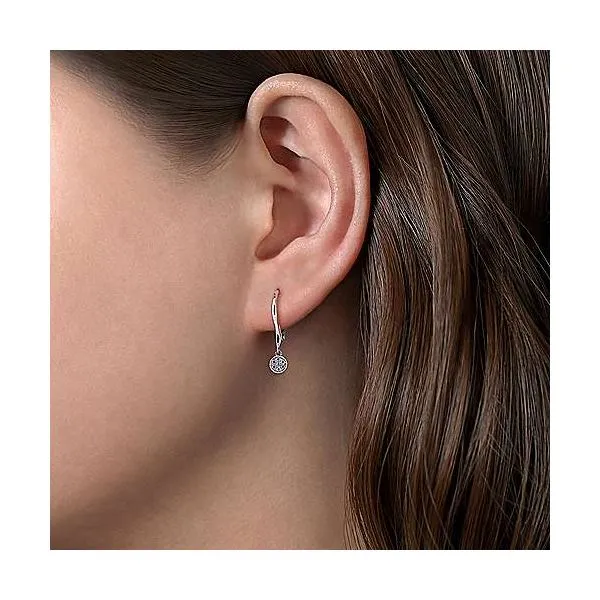 White Gold Diamond Earrings Image 3 Mark Jewellers La Crosse, WI