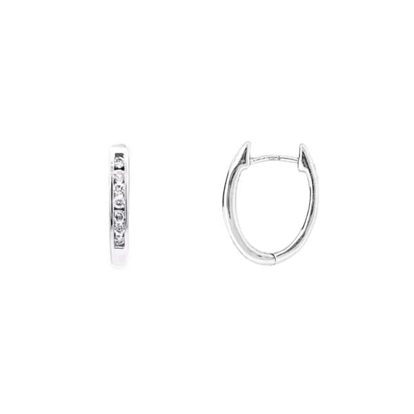 White Gold Diamond Earrings Mark Jewellers La Crosse, WI