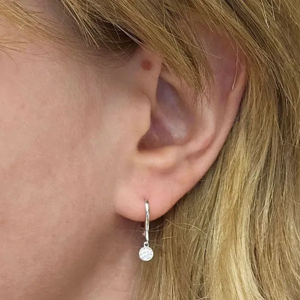 White Gold Diamond Earrings Image 3 Mark Jewellers La Crosse, WI