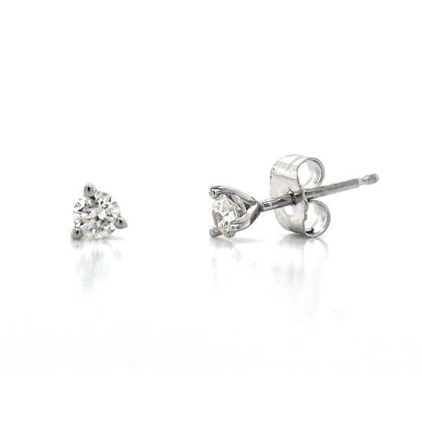 White Gold Diamond Martini Stud Earrings Mark Jewellers La Crosse, WI