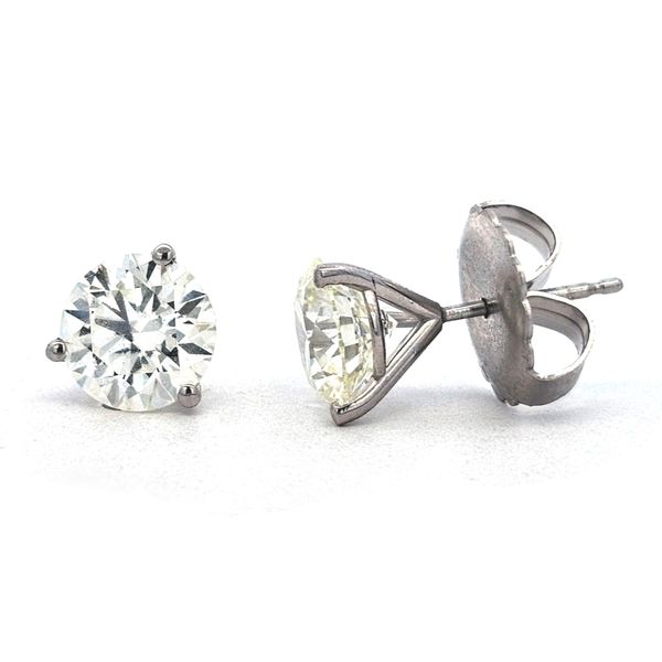 White Gold Diamond Martini Stud Earrings Mark Jewellers La Crosse, WI