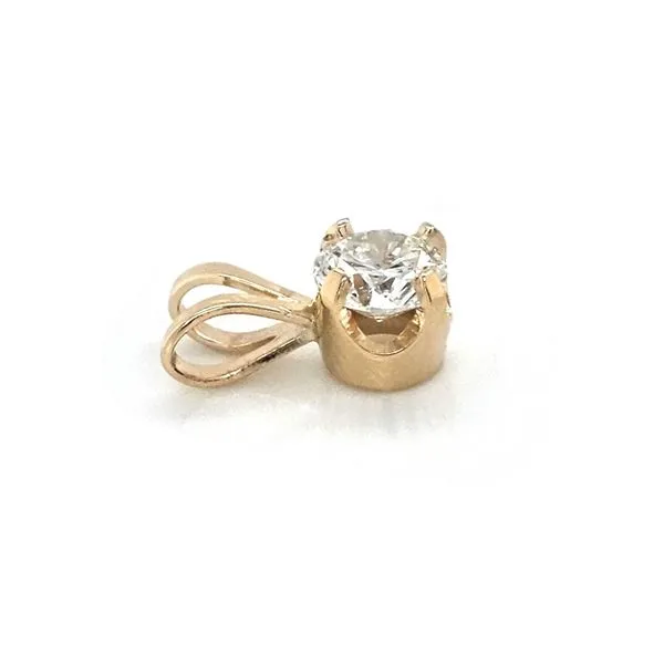Diamond Solitaire Pendant Image 2 Mark Jewellers La Crosse, WI