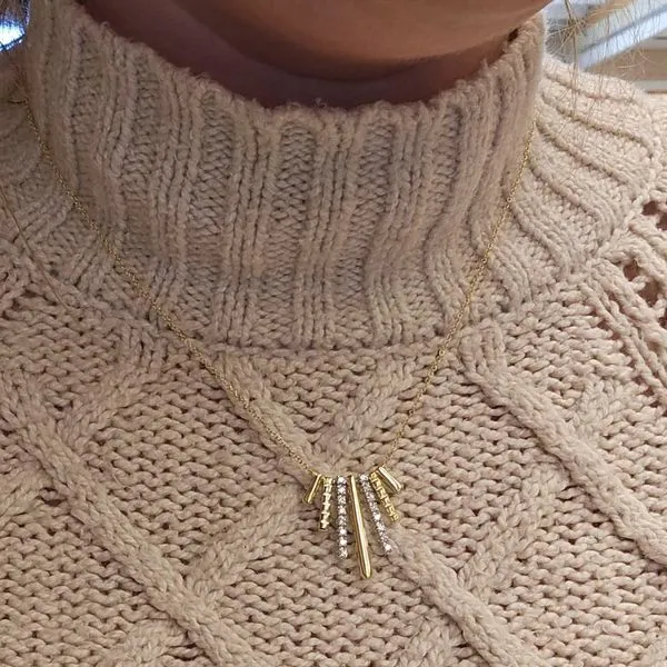 Two Tone Gold 17.5