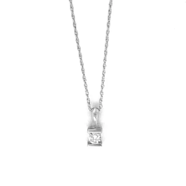 White Gold 18" Diamond Necklace Mark Jewellers La Crosse, WI