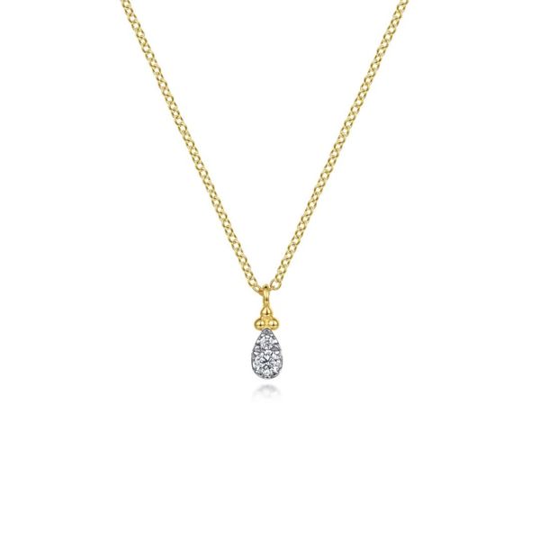 Yellow Gold Diamond Necklace Mark Jewellers La Crosse, WI