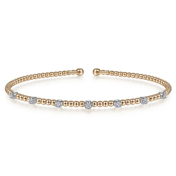 Rose Gold Diamond Bangle Bracelet Mark Jewellers La Crosse, WI