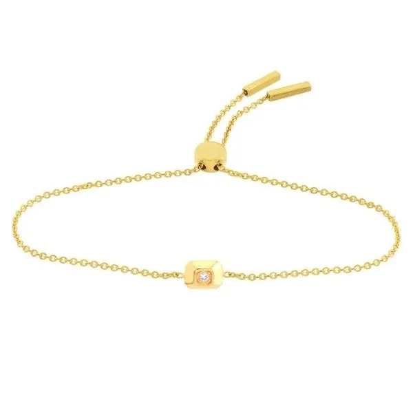 Yellow Gold Diamond Bolo Bracelet Mark Jewellers La Crosse, WI