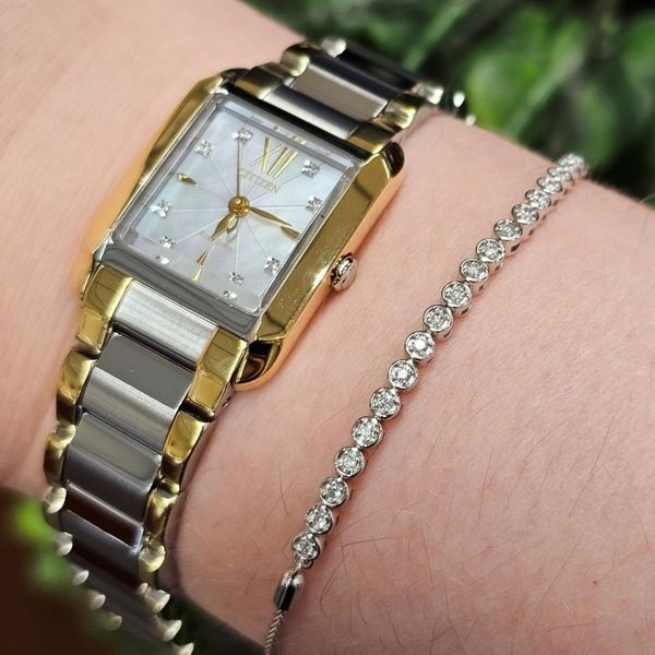 Sterling Diamond Bolo Bracelet Image 2 Mark Jewellers La Crosse, WI