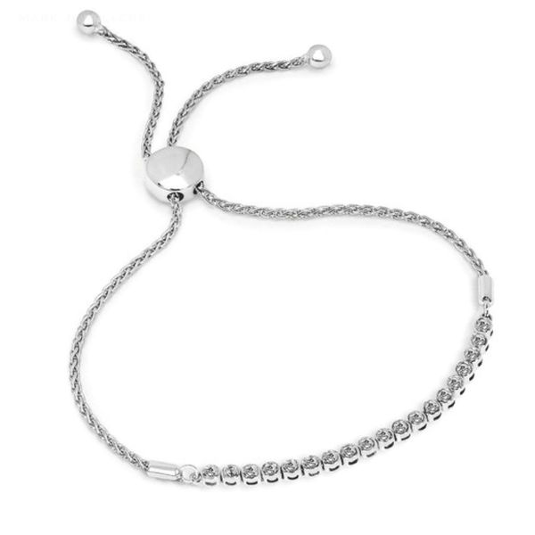 Sterling Diamond Bolo Bracelet Mark Jewellers La Crosse, WI