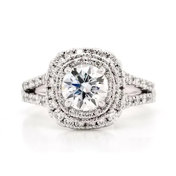 Moissanite & Diamond Engagement Ring Mark Jewellers La Crosse, WI