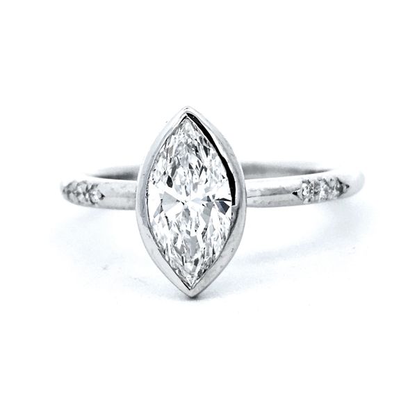 White Gold Diamond Semi-Set Ring Mark Jewellers La Crosse, WI