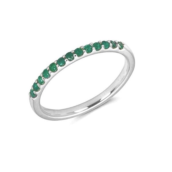 Emerald Stackable Band Mark Jewellers La Crosse, WI