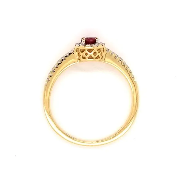 Yellow Gold Ruby Ring Image 2 Mark Jewellers La Crosse, WI