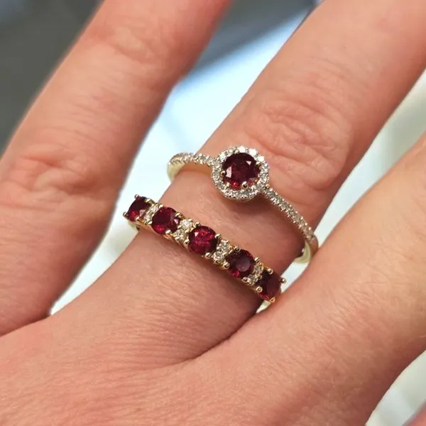 Yellow Gold Ruby Ring Image 3 Mark Jewellers La Crosse, WI